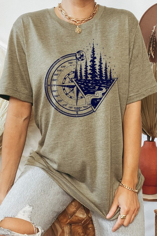 Forest River World Compass Navigator Graphic Tee T-Shirt