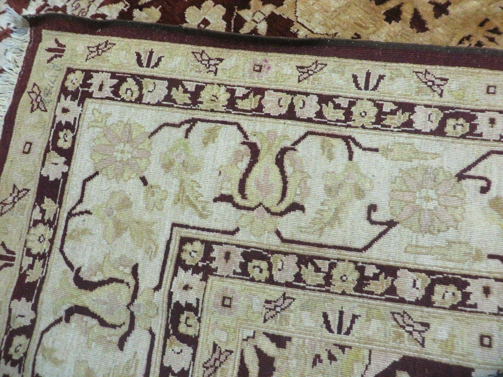 10' X 15' Hand Made Pakistan Wool on Cotton Rug Peshawar # 200A