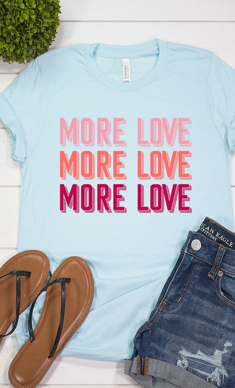 More Love Graphic Tee T-Shirt PLUS