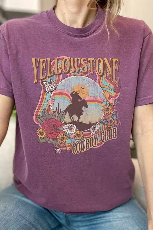Cowboy Club Comfort Colors Graphic Tee T-Shirt