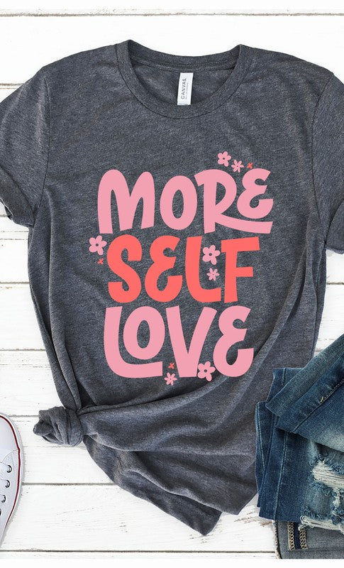 Retro More Self Love Graphic Tee T-Shirt