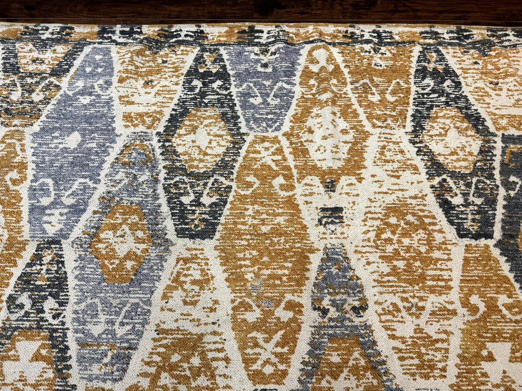 Handmade Contemporary Modern Indian Rug 8x10, Colorful