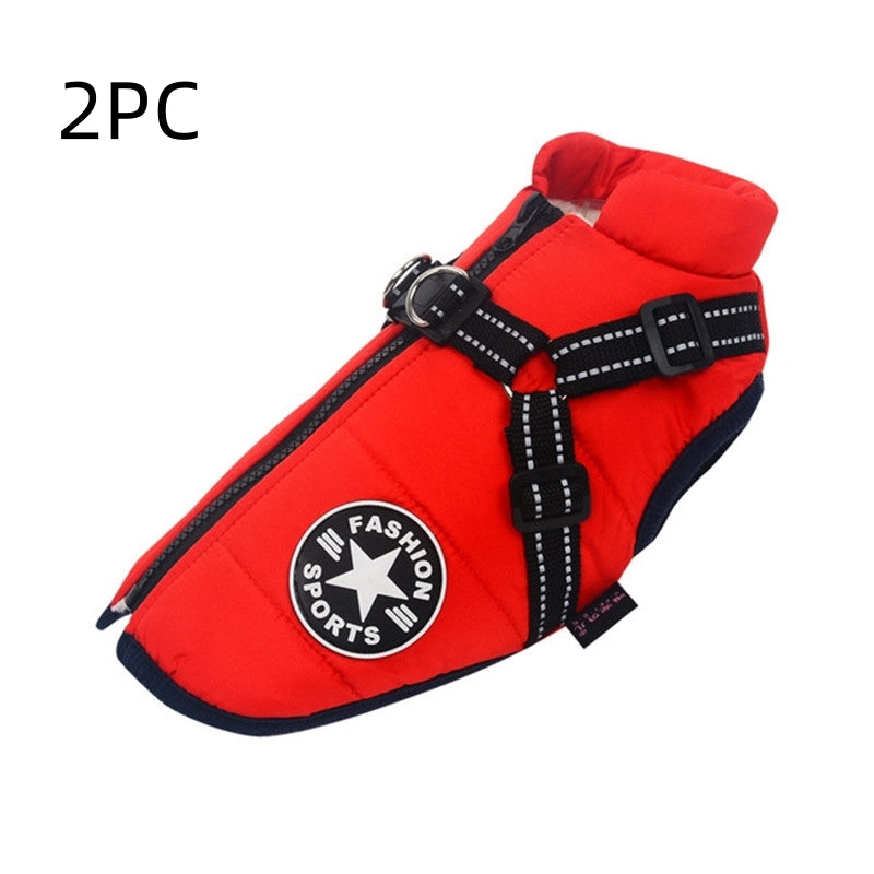 Large Pet Dog Jackets Winter Warm Dogs Clothes  Coats