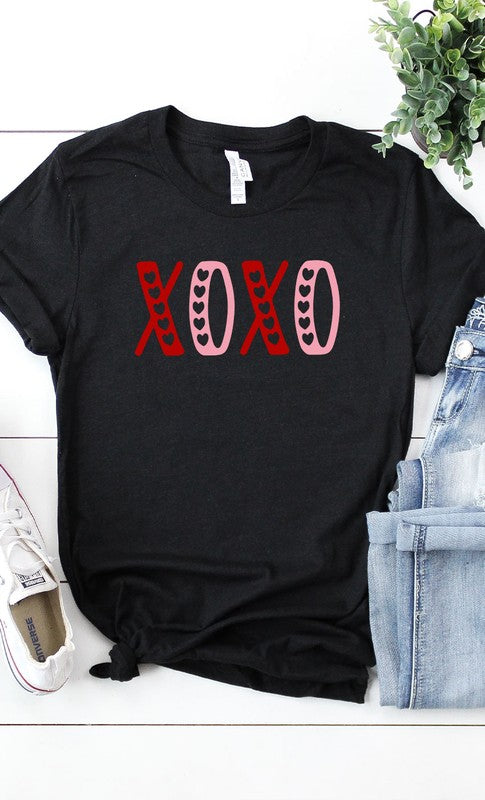 XOXO Heart Graphic Tee T-Shirt