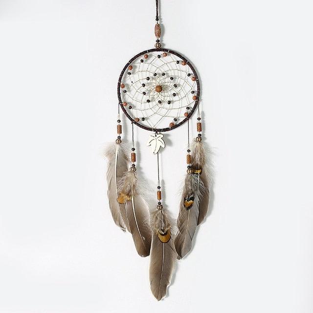 Decoration Home Dream Catchers Hanging Wall Decor Art Pendant Handmade Traditional White Cloud Dream Catcher With Led String Lights Wall Hanging Kids Room Decor Nursery Wall Art Ornament Decor Craft Gift Cute Wind Chimes National Feather Kids Girls