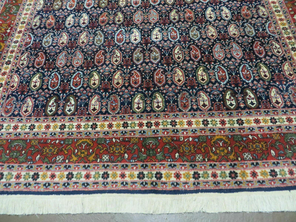 6' X 9' Vintage Fine Handmade India Paisley Rug Hand Knotted Carpet Organic Dye