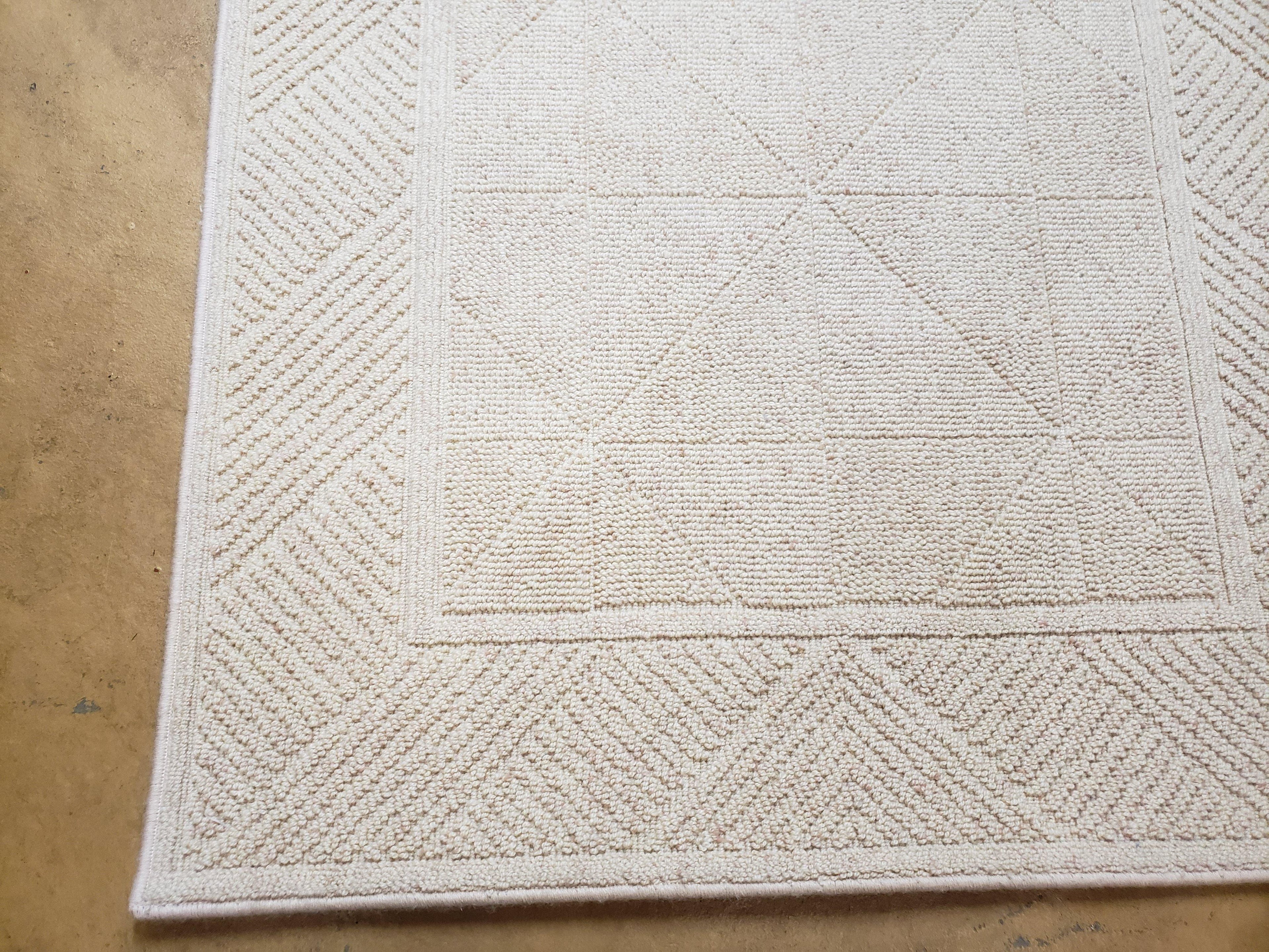 3x5 Karastan Sisal Rug Collection, Design 379/80504, Sambava II, 3'6 x 5'3, Beige Karastan Rug with Label, Authentic Karastan, Entryway Rug