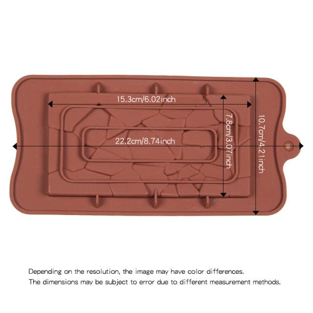 Digit Silicone Chocolate Mold Non-Stick Cake Mould Jelly Candy 3D Molds Kitchen Accessories Reusable Baking Tools Silicone Letter Mold And Number Candy Molds