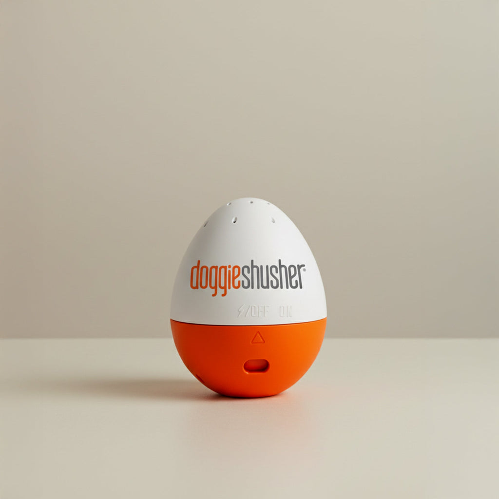 Doggie Shusher – Calming Sound Machine for Dog Anxiety, Separation Stress & Loud Noises