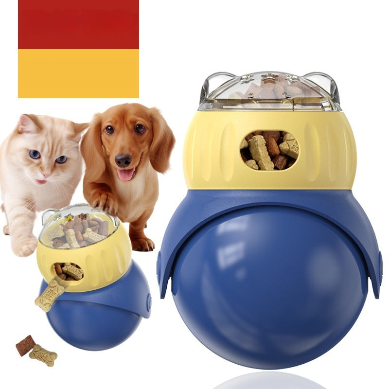 New Tumbler Owl Self-service Food Leakage Puzzle Cat Toy