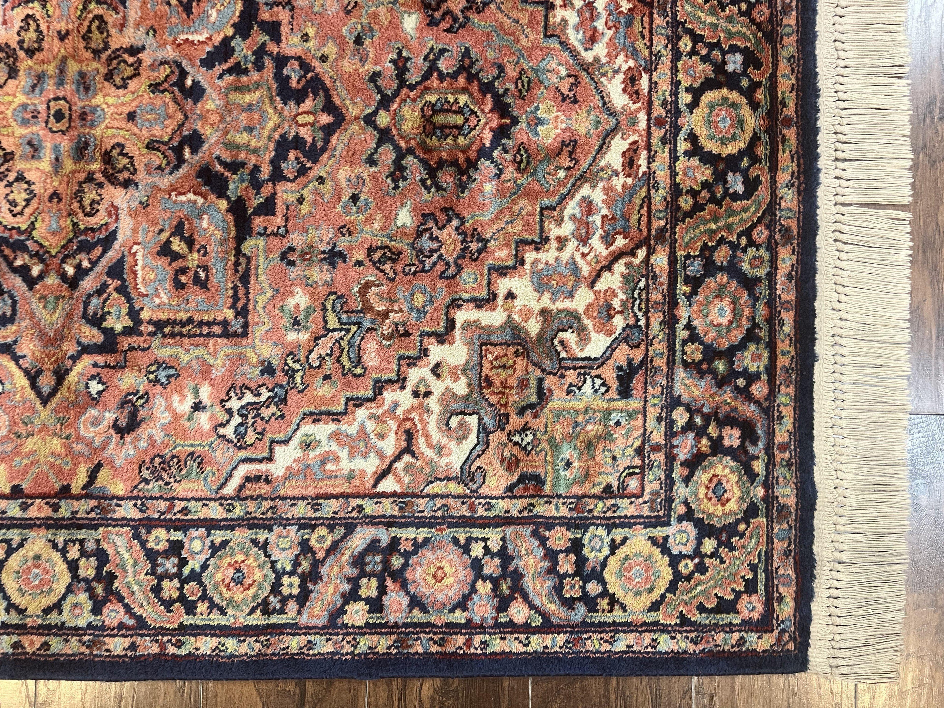 Karastan Rug 4x6, Karastan Heriz #726, Wool Pile Karastan Area Rug, Rare Hard to Find, Original 700 Series Vintage Discontinued Rug