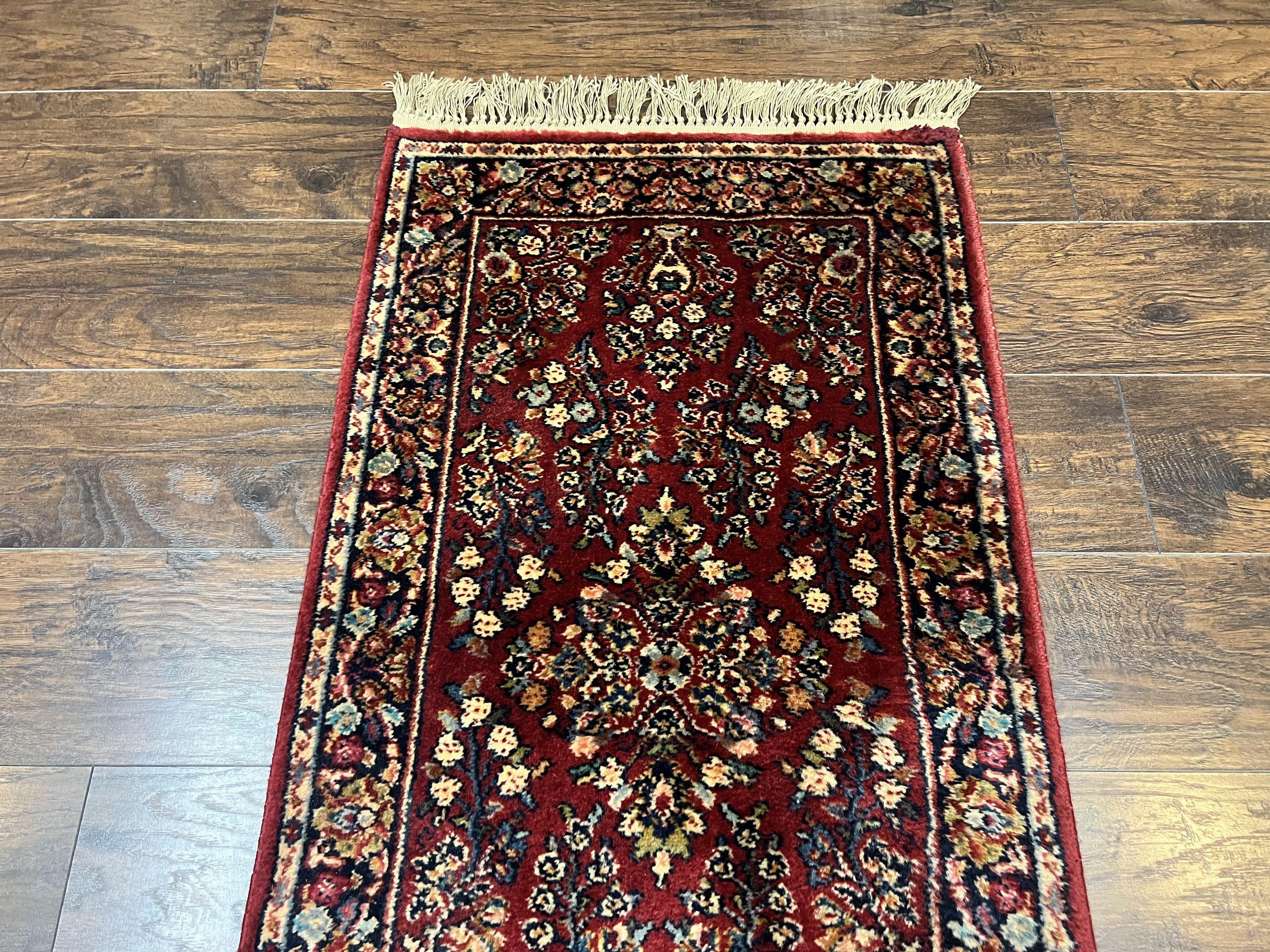 Antique Karastan Runner Rug 2x12, Karastan Sarouk #785, Original Collection, 700 Series, 2 x 12 Runner for Hallway, Wool Karastan Rug, Rare