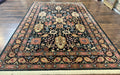 Karastan Rug 5.9 x 8.6, Chahar Mahal #604, Wool Vintage Discontinued Karastan Carpet