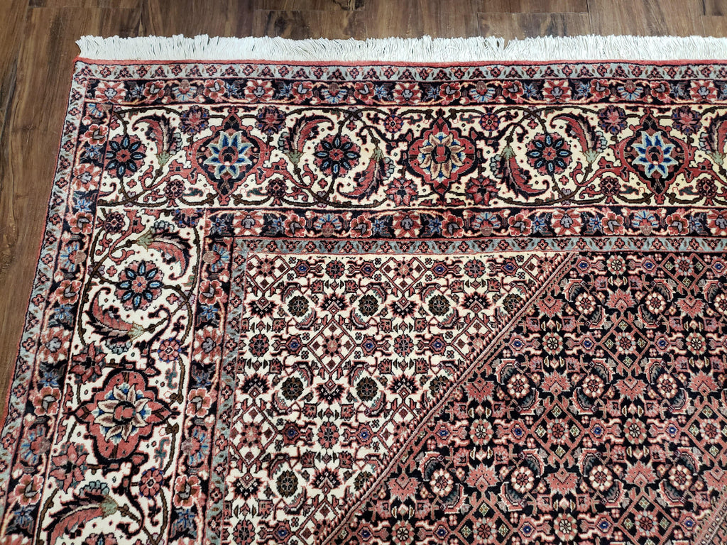 Stunning Persian Bijar Rug 8x11 - Herati Mahi Pattern