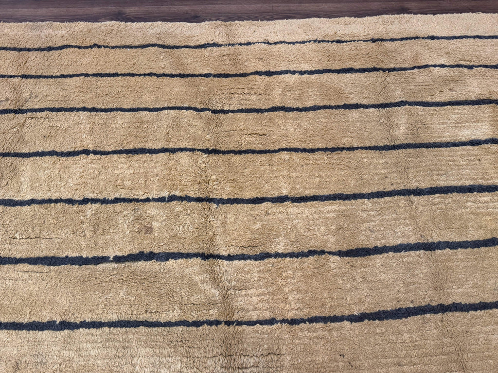 Modern Nepali Rug 13 x 15.6, Palace Size Wool Custom Made Rug, Tan, Large Nepali/Tibetan Carpet