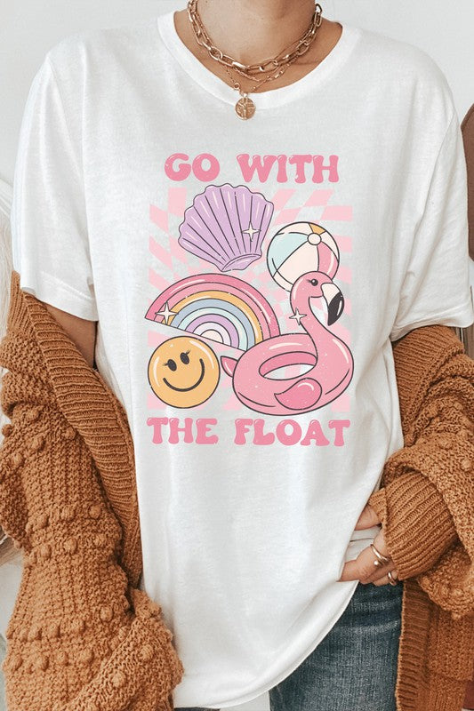 Go With The Float Pool Toys Floaty Graphic Tee T-Shirt