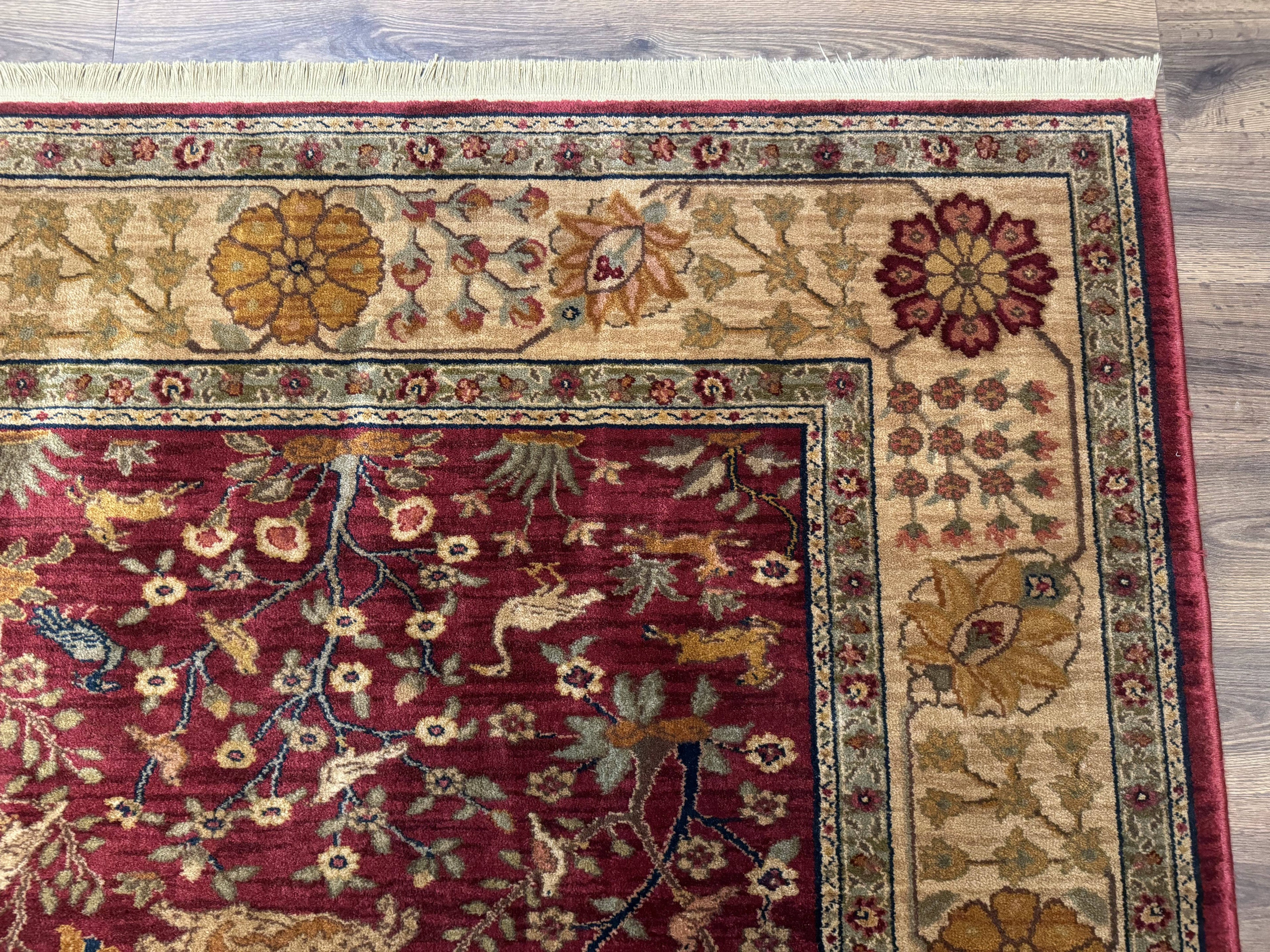 Karastan Rug 8.8 x 10, Antique Legends Emperor's Hunt 2200-204, Wool Vintage Discontinued Karastan