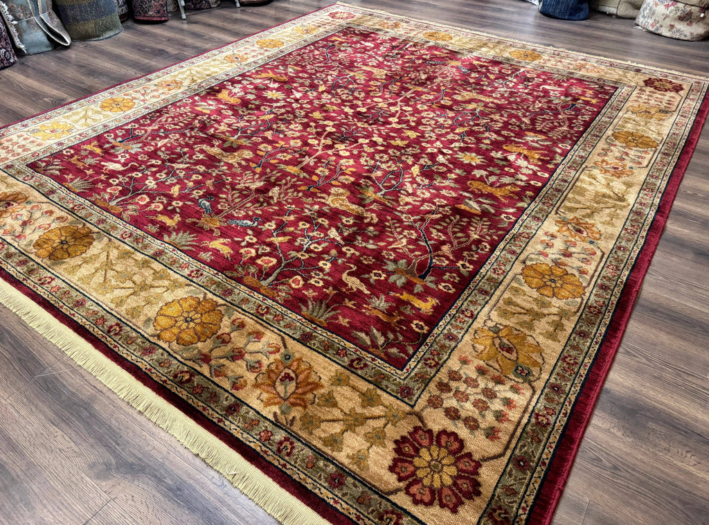 Karastan Rug 8.8 x 10, Antique Legends Emperor's Hunt 2200-204, Wool Vintage Discontinued Karastan