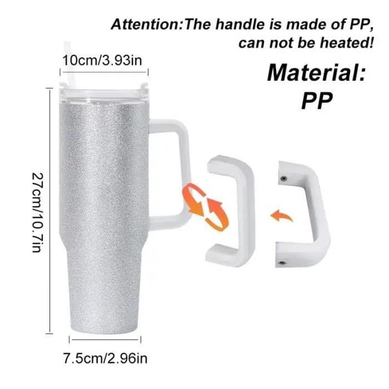40oz Rough textured Shimmer Glitter Blank Sublimation Tumbler