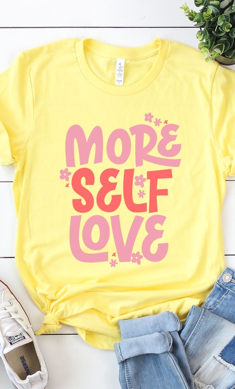 Retro More Self Love Graphic Tee T-Shirt PLUS