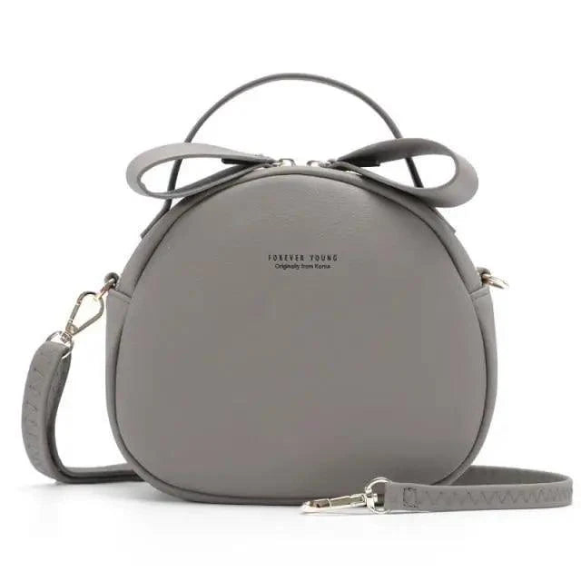 Elegant Cute Geometrical Women Handbag Soft PU Leather Women's Crossbody Messenger Bags Round Ladies Shoulder Bag