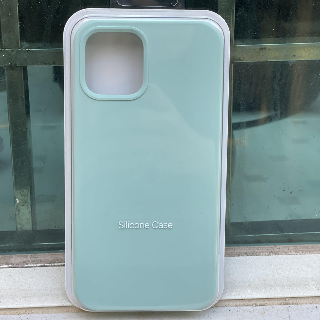 Elegant Style Solid Color Silicone Phone Cases For iPhone 13 14 Pro Max Classic Simple Case For iPhone 13 Pro Cover Slim Fit Silicone Back Cover For iPhone
