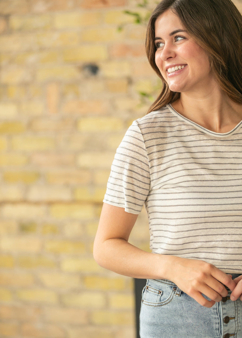Essential Linen Short Sleeve T-shirt
