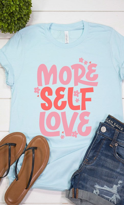 Retro More Self Love Graphic Tee T-Shirt PLUS