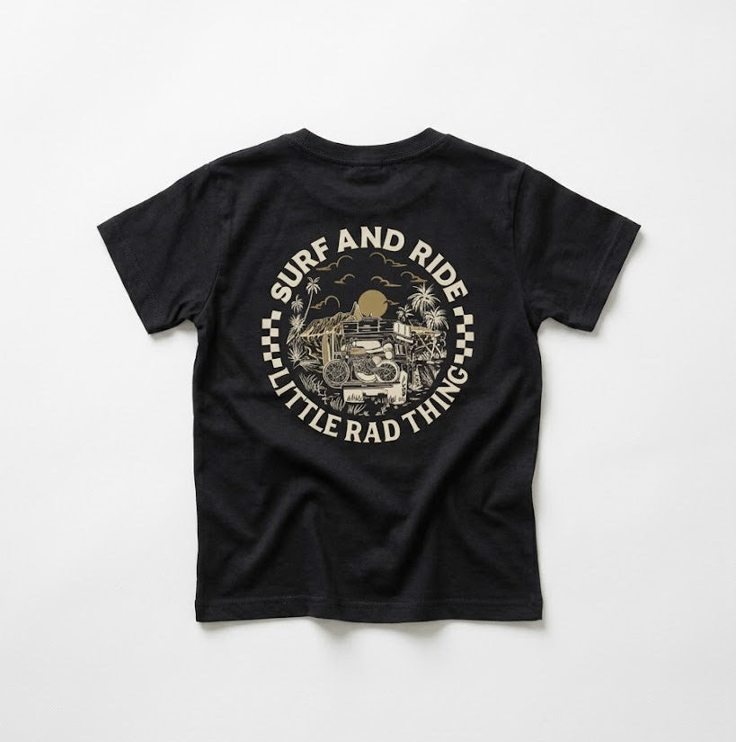 SURF N RIDE TEE - COAL