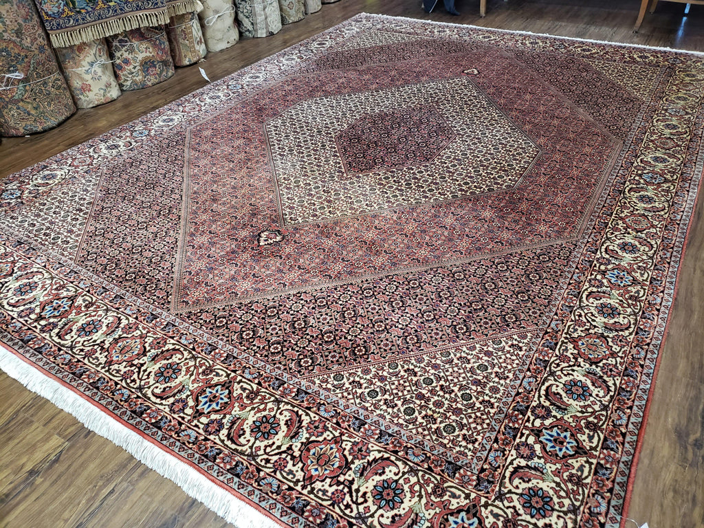 Stunning Persian Bijar Rug 8x11 - Herati Mahi Pattern