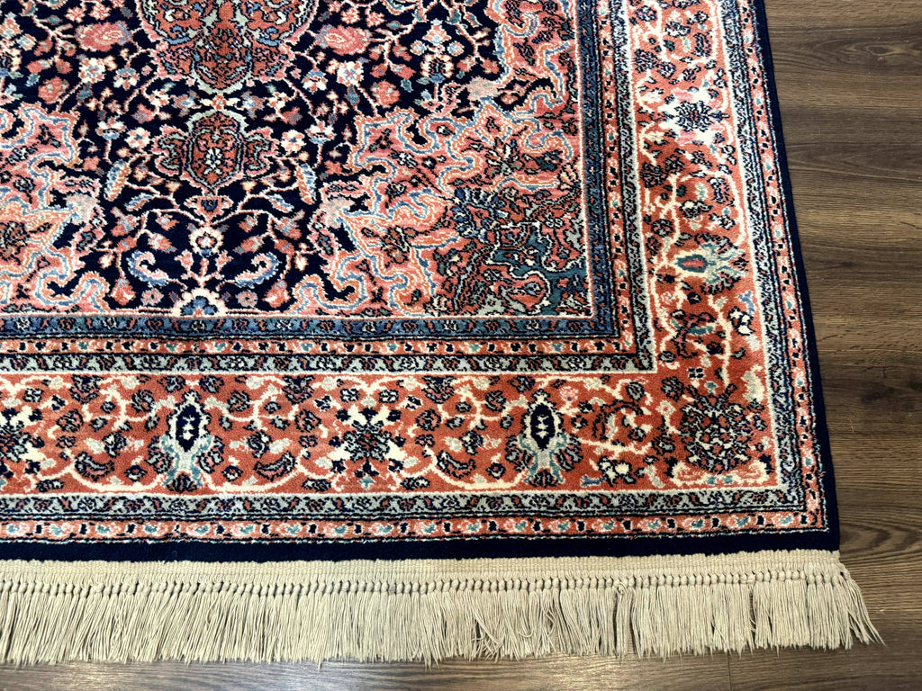 Karastan Rug 5.9 x 9, Kashan Medallion #741, Original Collection 700 Series, Discontinued, Wool Pile
