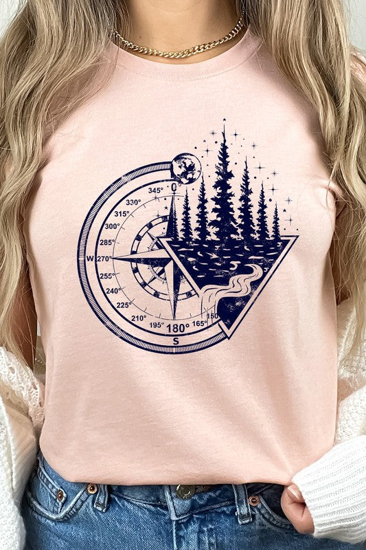 Forest River World Compass Navigator Graphic Tee T-Shirt