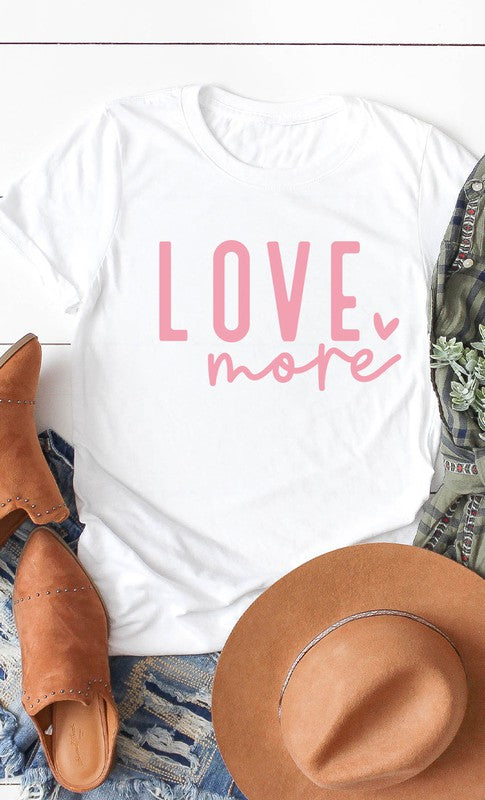 Love More Graphic Tee T-Shirt PLUS