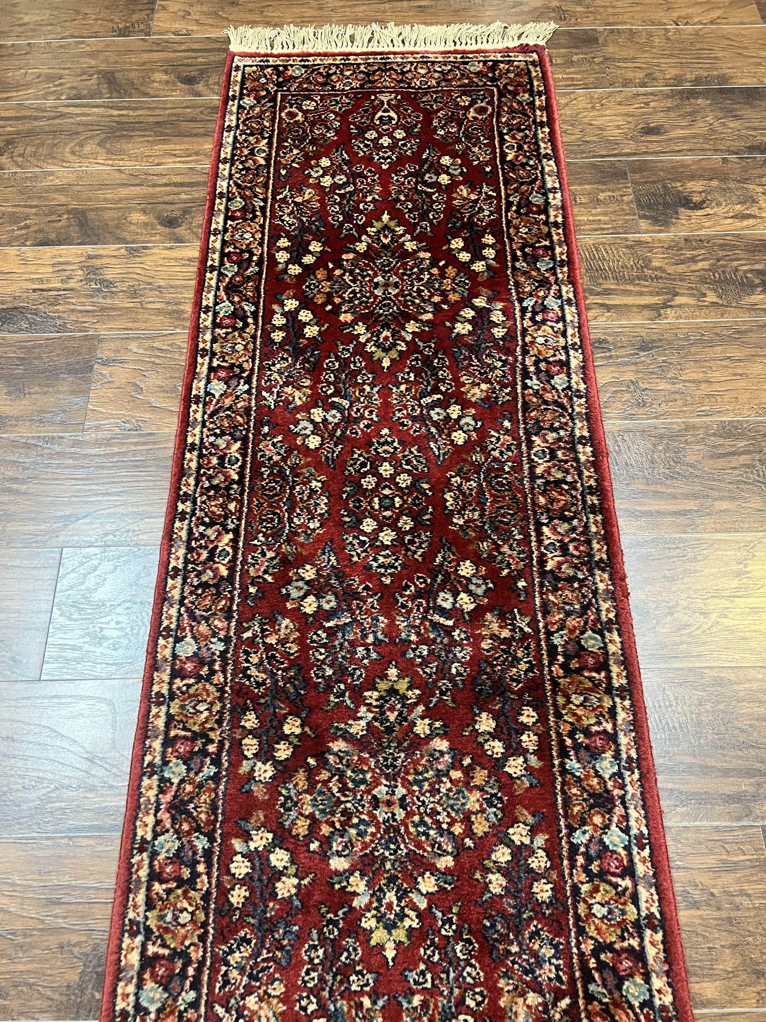 Antique Karastan Runner Rug 2x12, Karastan Sarouk #785, Original Collection, 700 Series, 2 x 12 Runner for Hallway, Wool Karastan Rug, Rare