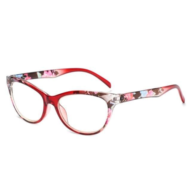 Fashion Reading Eyeglasses Men Women High Definition Transparent Optical Eyewear Anti Blue Eye Protection Eyeglasses Transparent Optical Eyewear With Diopter +1.0~+ 4.0