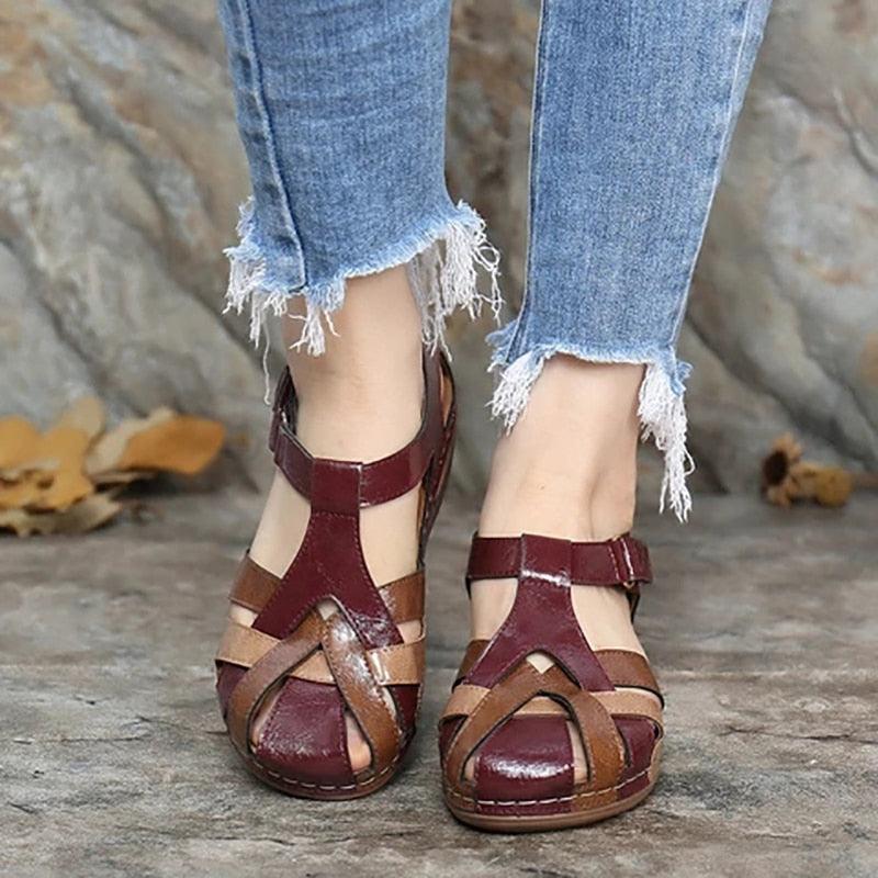 Fashion Women Sandals Waterproo Round Slippers Casual Comfortable Outdoor Fashion Comfortable Athletic Stylish Sport Shoes With Arch Support For Outdoor Activities