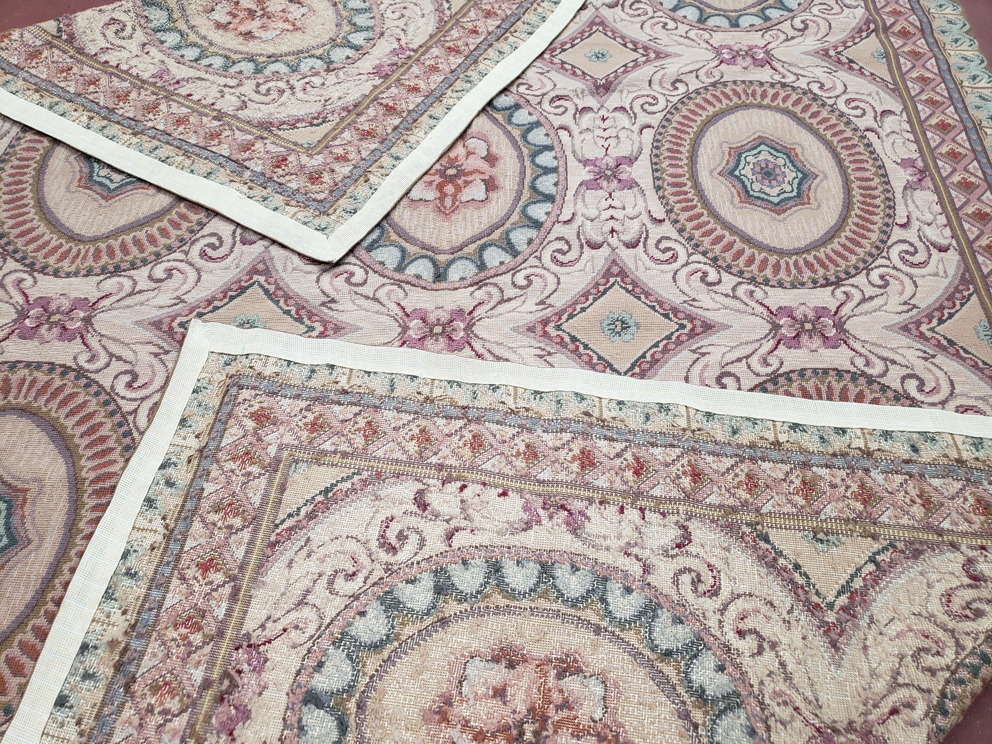New Needlepoint Rug, 6x9 Needlepoint Carpet, Flatweave Rug, Vicotorian French European English Decor, Elegant Rug for Living Room, Handmade