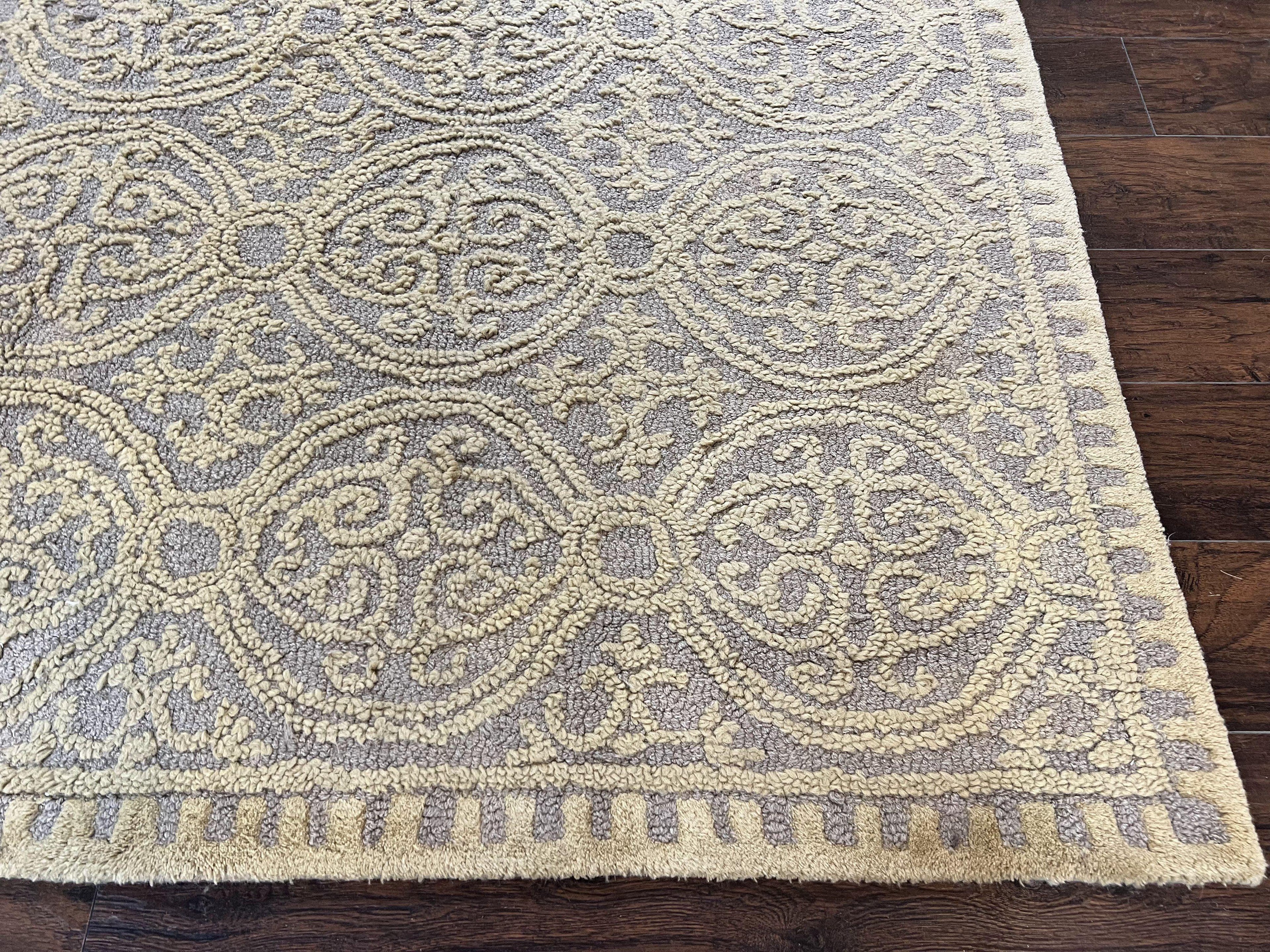 Safavieh Rug 8x10, Cambridge Rug, Wool Hand Tufted Carpet, Modern Room Sized Wool Pile Area Rug