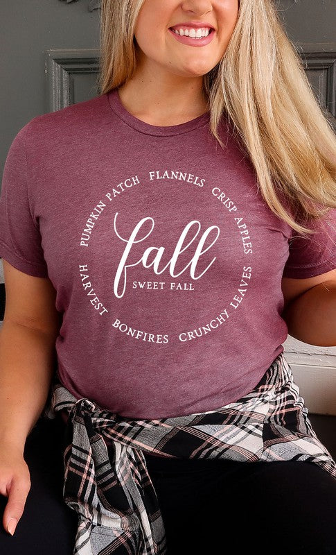 Fall Favorites Circle PLUS Graphic Tee T-Shirt