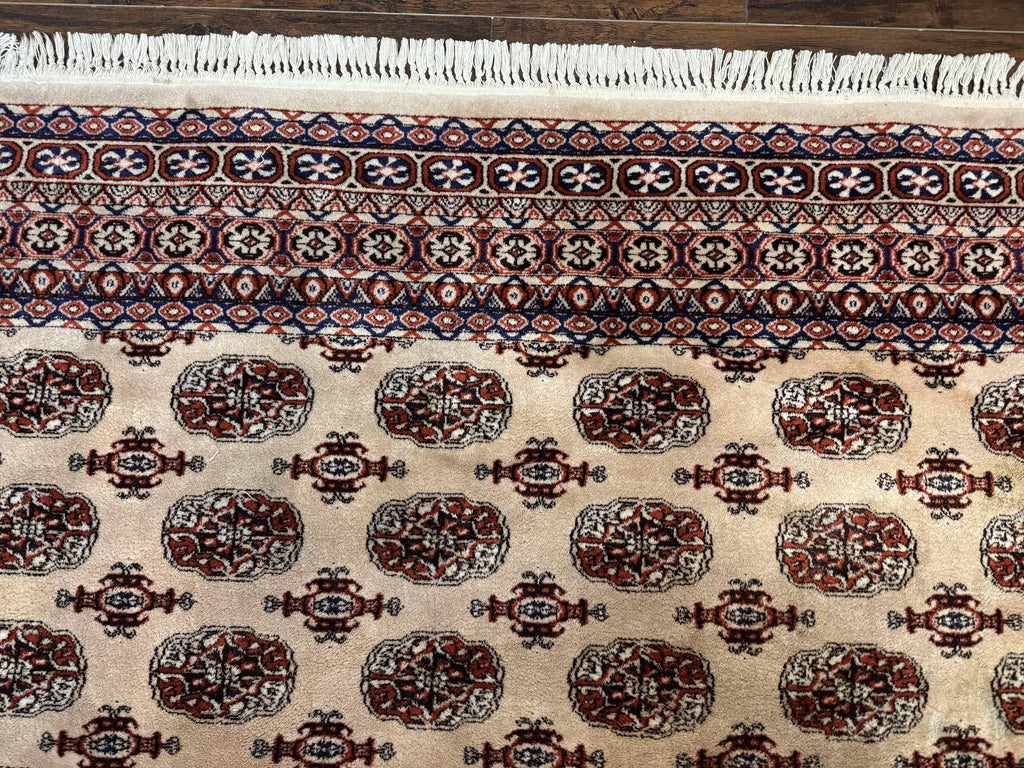 Karastan Rug 8.2 x 11.6 Beige Bokhara, Wool Pile, Vintage Discontinued Karastan Area Rug, Belgium Power Loomed Rug