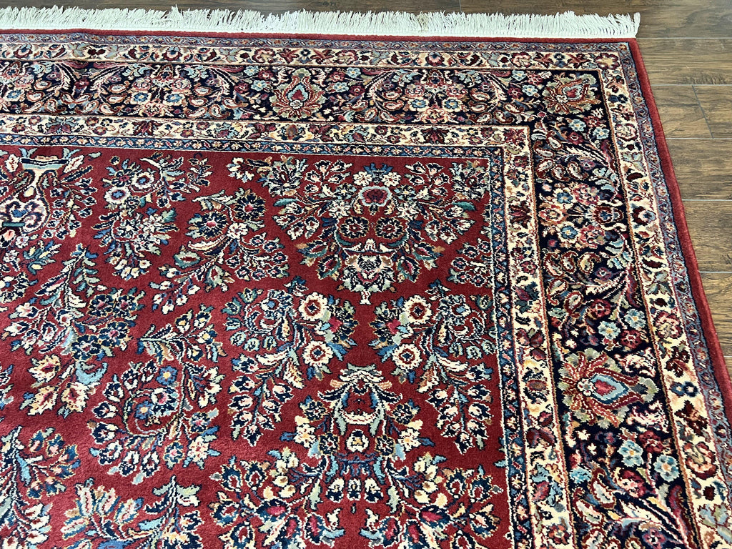 Karastan Rug 10x18 Red Sarouk #785, Wool Karastan Carpet, Original 700 Series, Vintage Discontinued Large Oriental Rug