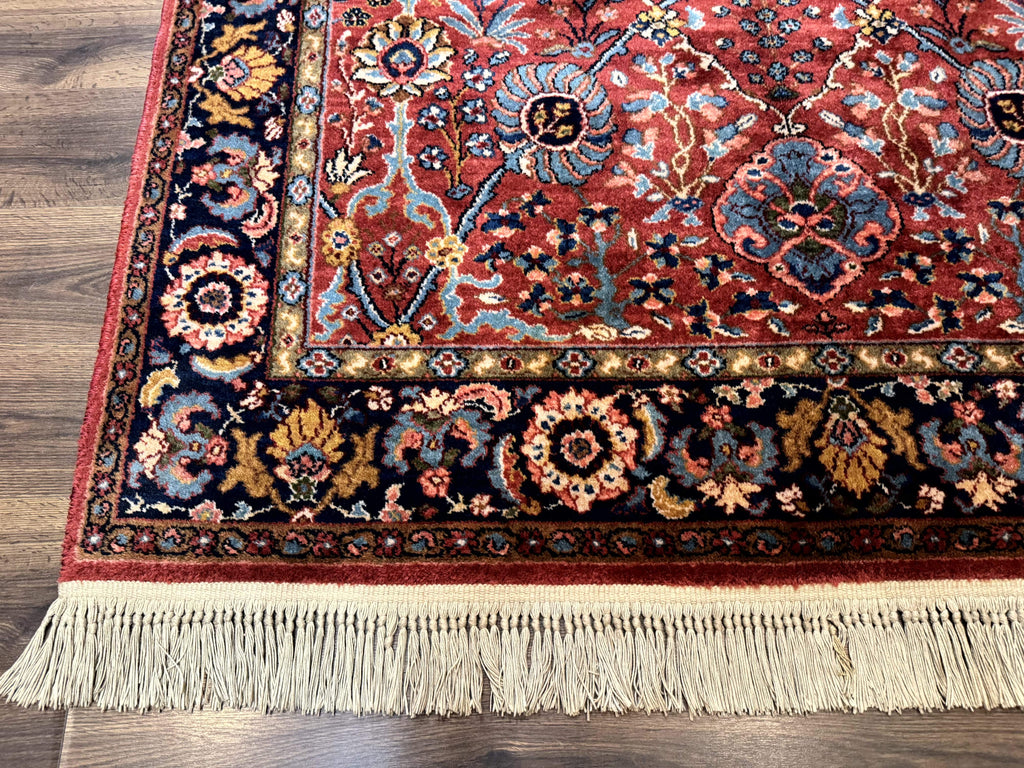 5.9 x 9 Karastan Rug Ispahan #766, Vintage Wool Discontinued Original 700 Series