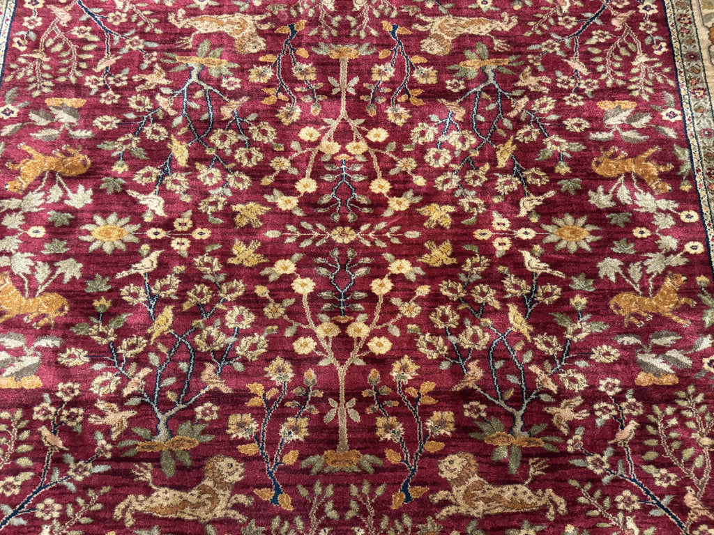 Karastan Rug 8.8 x 10, Antique Legends Emperor's Hunt 2200-204, Wool Vintage Discontinued Karastan