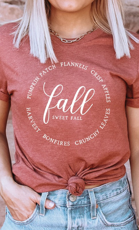 Fall Favorites Circle PLUS Graphic Tee T-Shirt