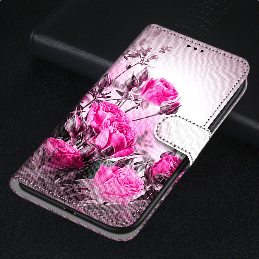 Flip Case For Xiaomi Redmi 9 9A 9C NFC 8 8A Phone Case Leather Silicone Wallet Cover For Redmi Note 8 Pro 9 9S 9 Pro Book Cases  Leather Case Flip Cover PU Wallet Case Kickstand Magnet Closure Card Slot Holder