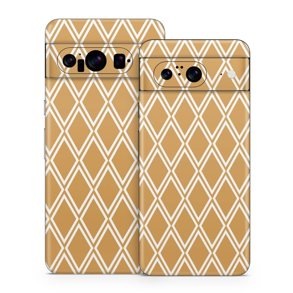 Orange Checks - Google Pixel 8 Skin