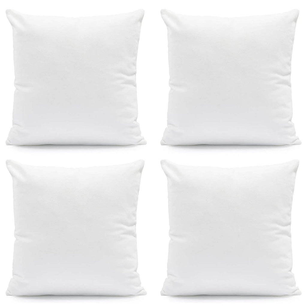 Hannah Linen Hypoallergenic Throw Pillows - White