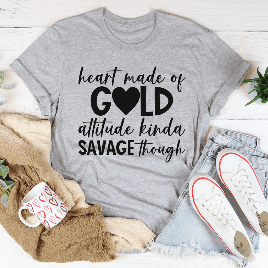 Heart Made Of Gold Tee