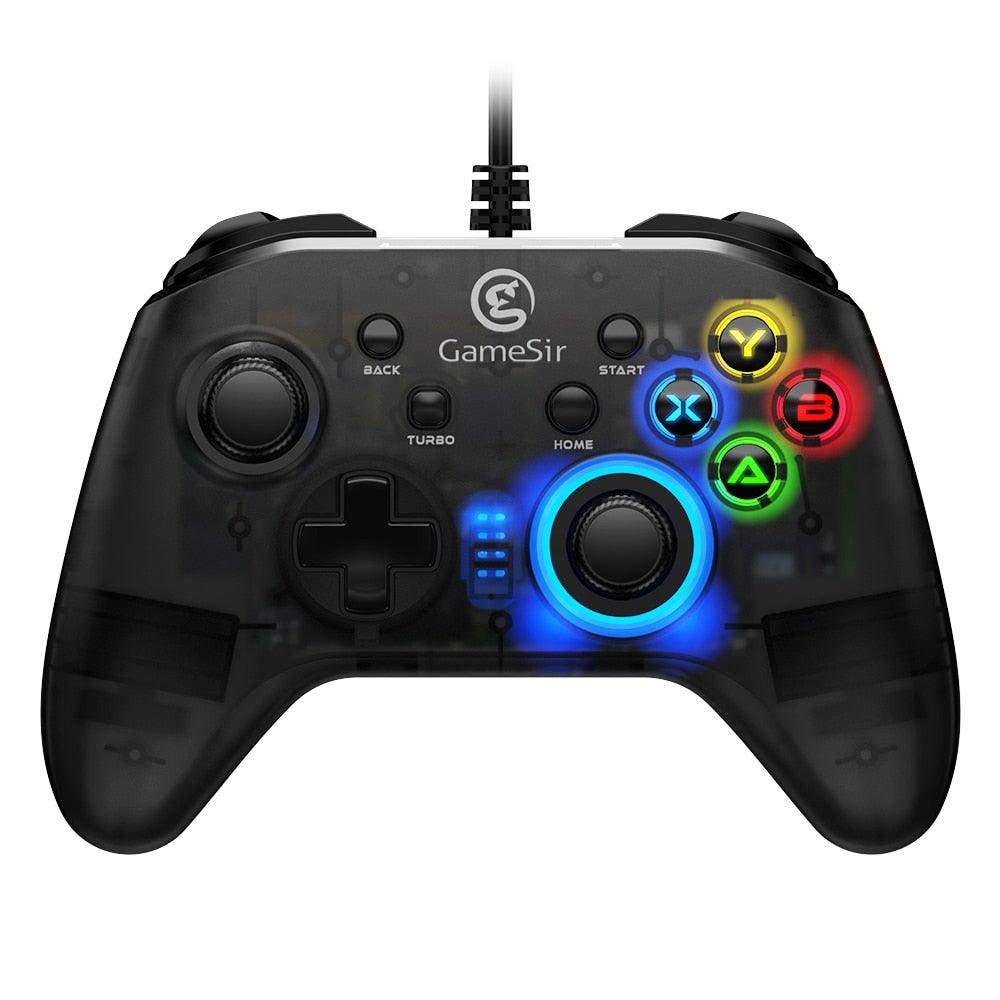 High Performance USB Wired Joystick Gamepad Controller Along With Vibration And Turbo Function Compatible With PC Laptop Monitor Tablet