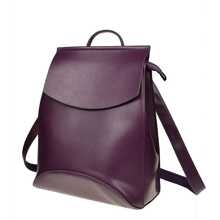 High Quality Leather Backpacks For Fashionable Women And Teenage Girls Large Capacity Shoulder Bagpack